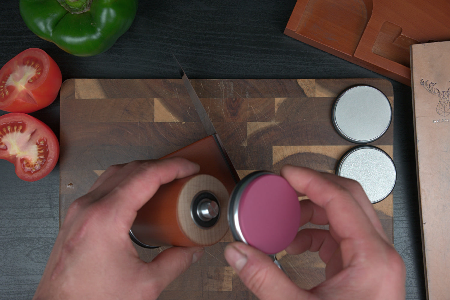 Skarph Pro Knivsliper - Slipesett