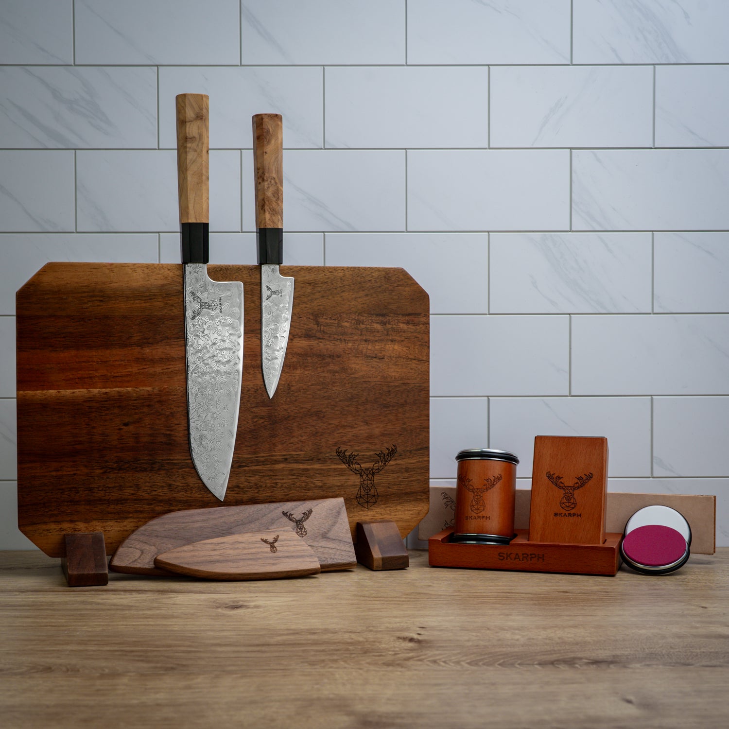 Skarph | Komplett Sett Damaskus