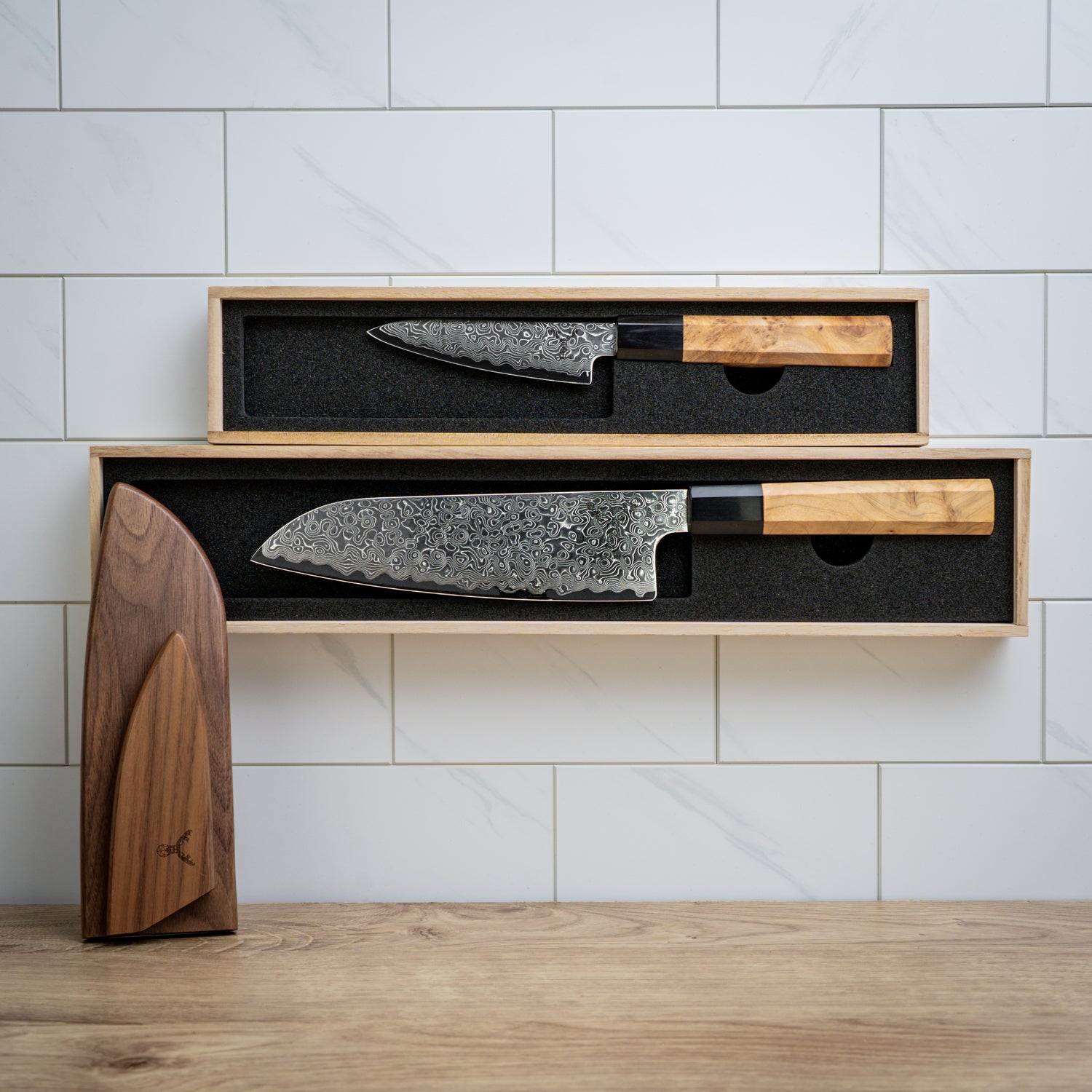 Skarph | Damaskus knivsett